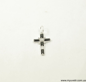 Крест С Черными Прямоугольными Камнями - 7881188 - SvitStyle